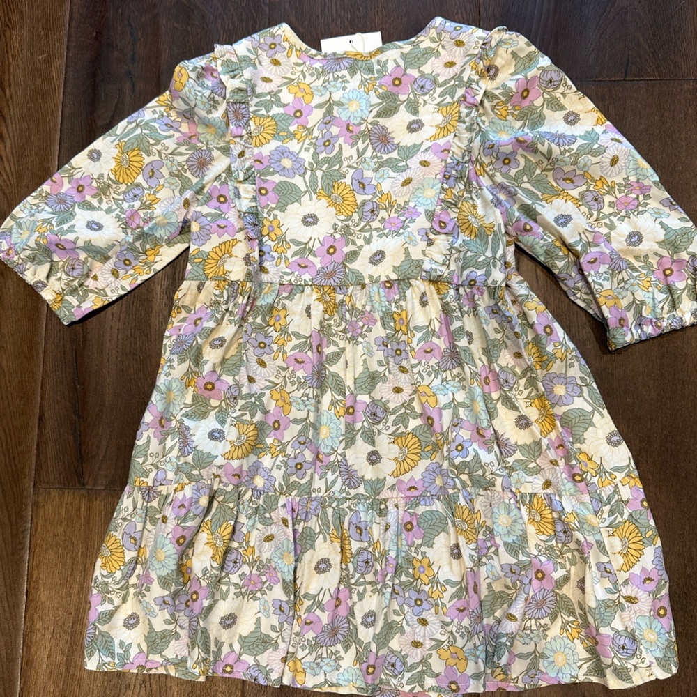 Girls 4-5 Zara floralspring dress. New with tags.